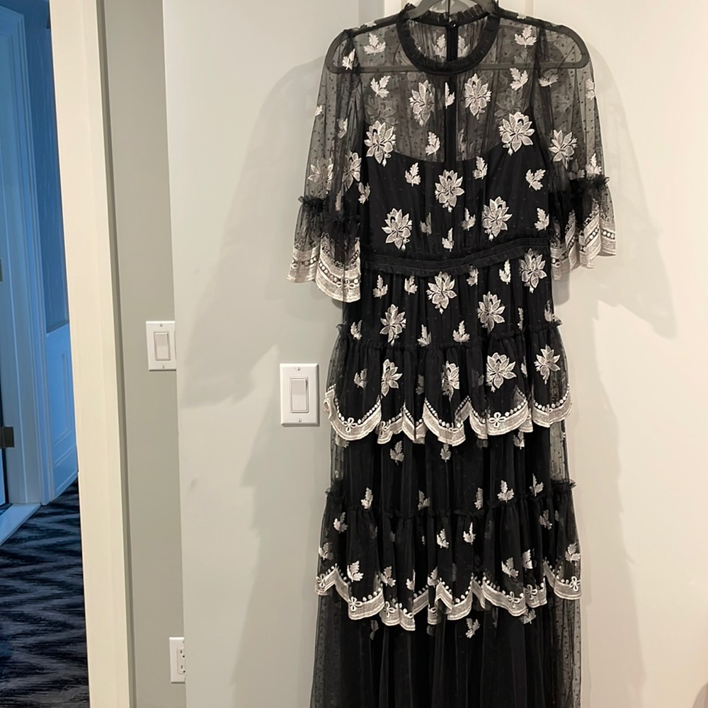 Needle and thread gown worn once size 8